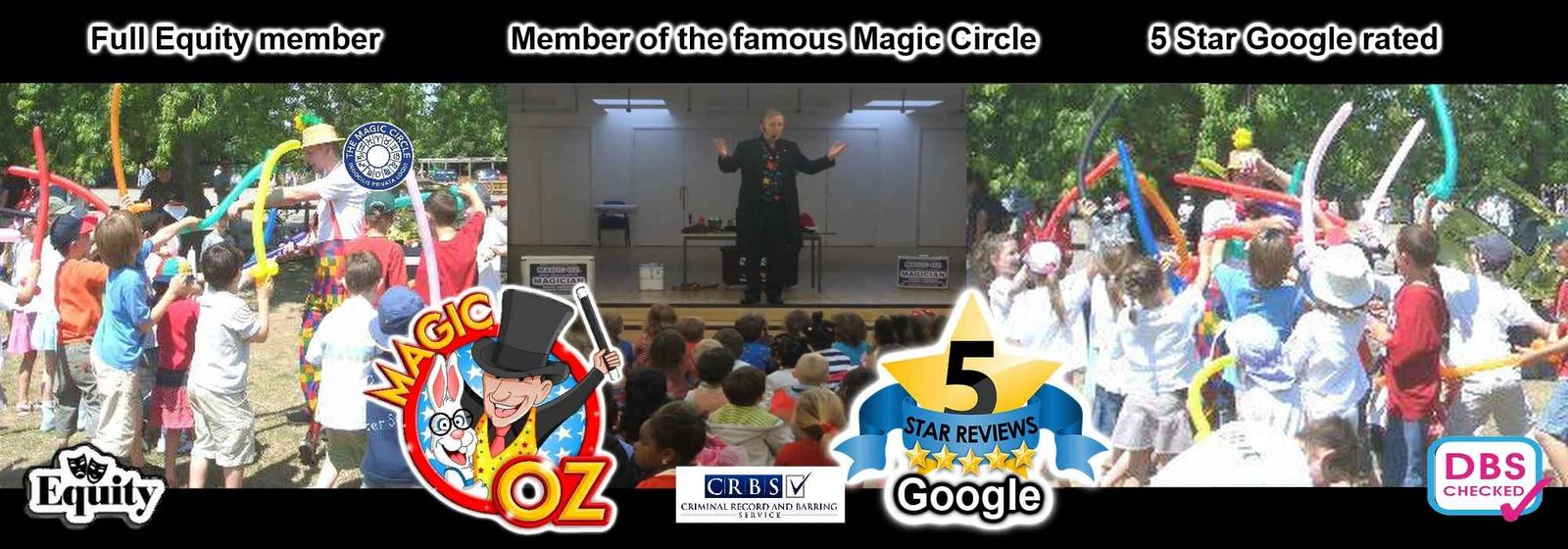No.1 School Shows • Professional Magician • Magic OZ DBS Checked